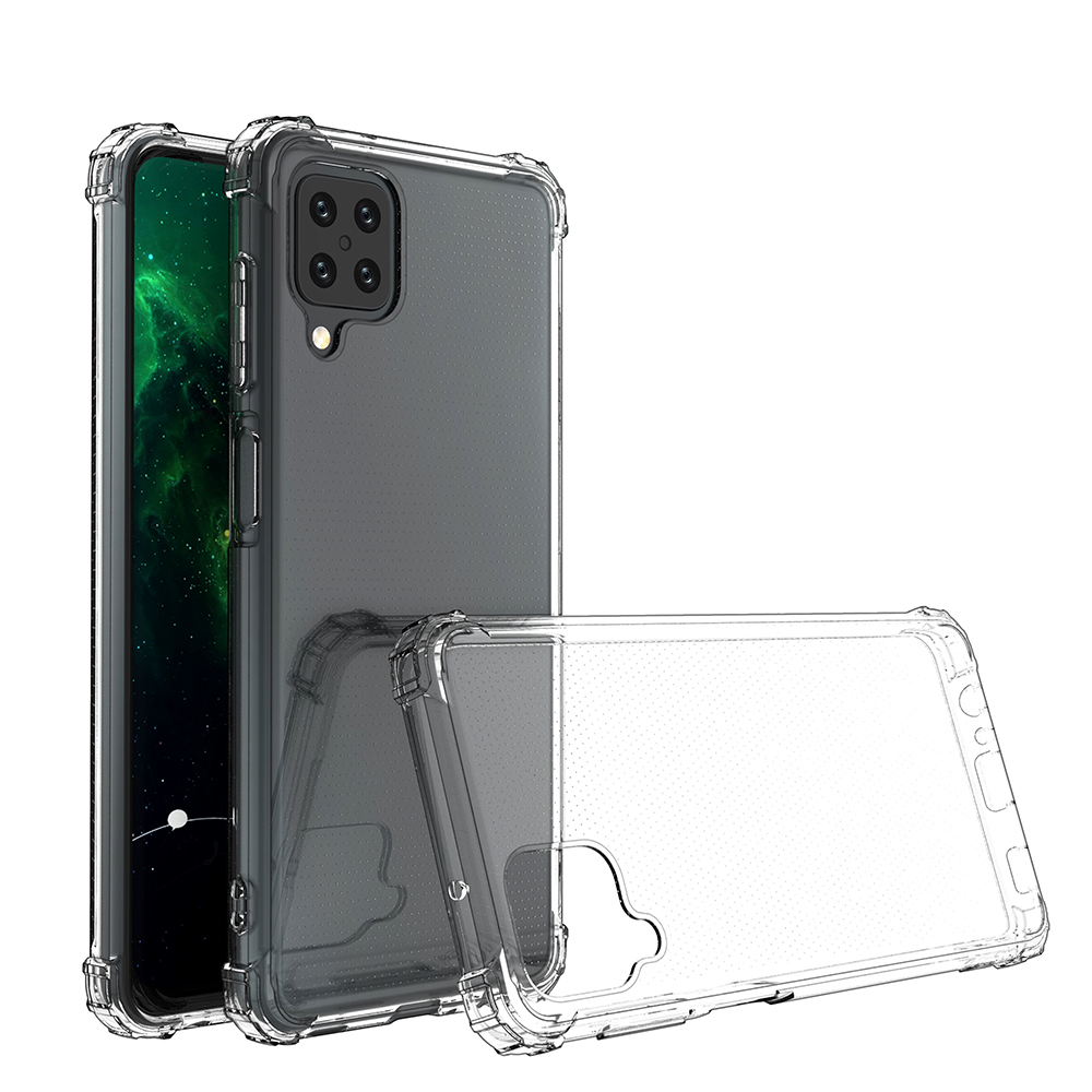 Transparent TPU case reinforced corners Samsung