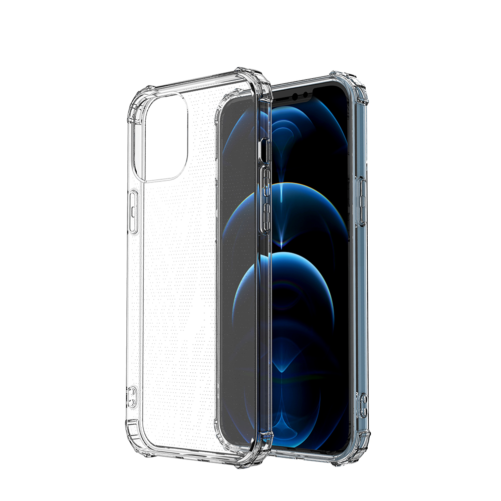 Coque TPU Transparente Noir avec coins renforcés iPhone