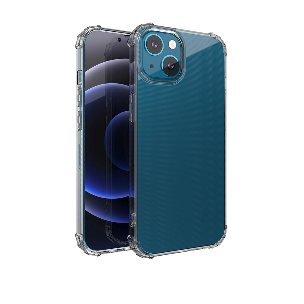 Coque TPU Transparente Noir avec coins renforcés iPhone