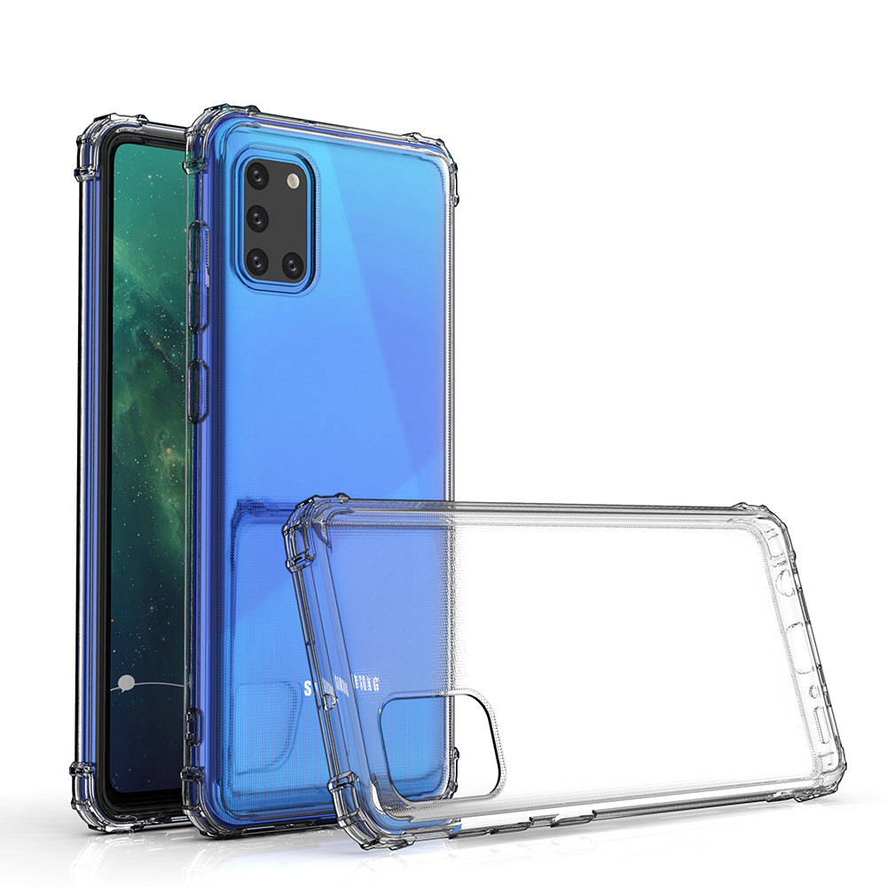 Transparente TPU-Hülle mit verstärkten Ecken Samsung