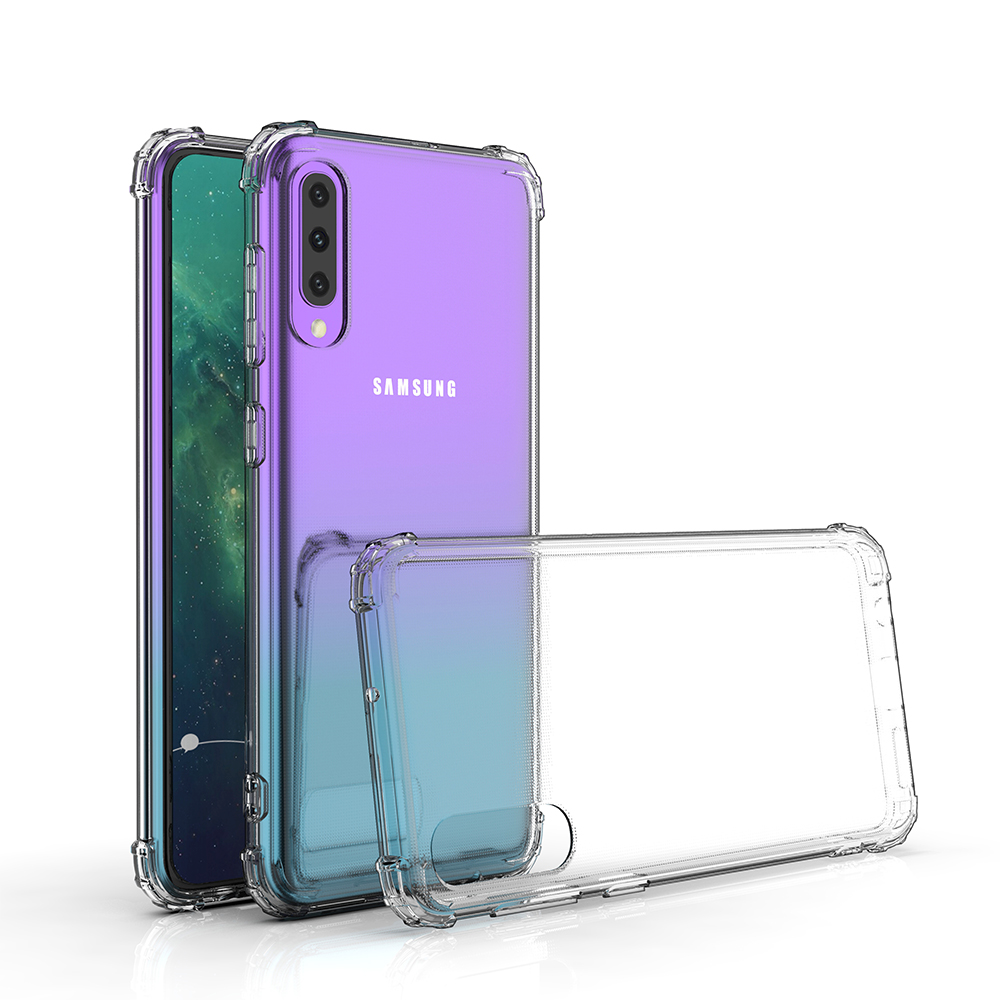 Coque TPU transparente coins renforcés Samsung