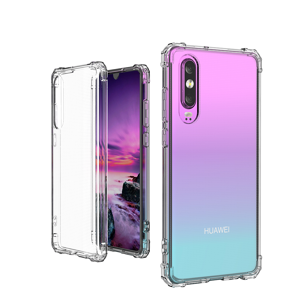 Coque TPU transparente coins renforcés Huawei