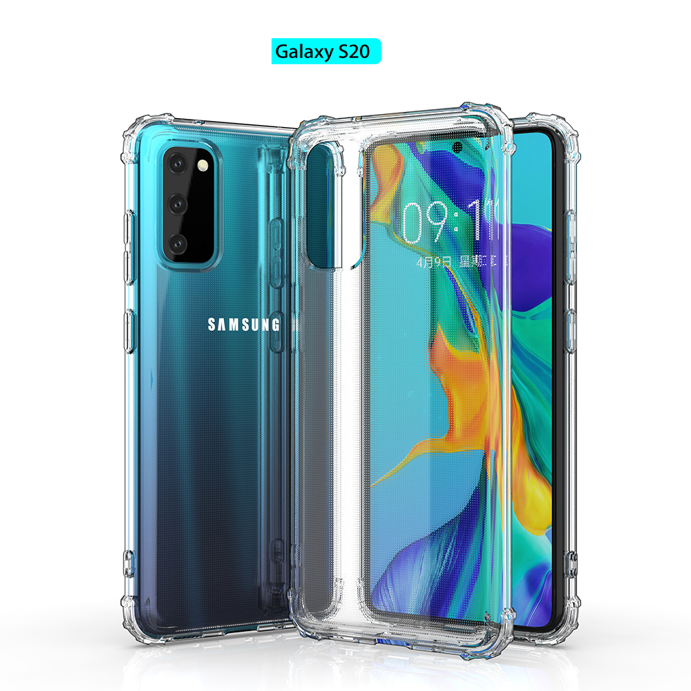 Coque TPU transparente coins renforcés Samsung