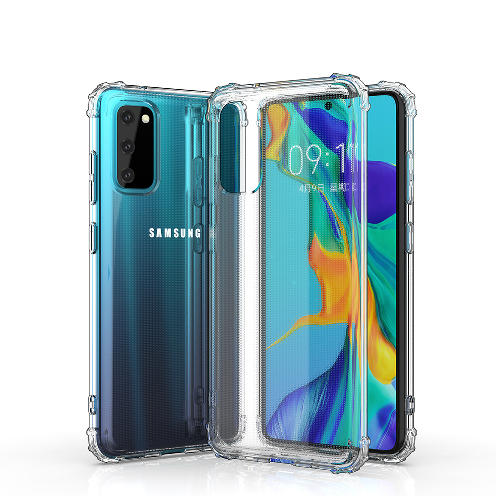 Coque TPU transparente coins renforcés Samsung