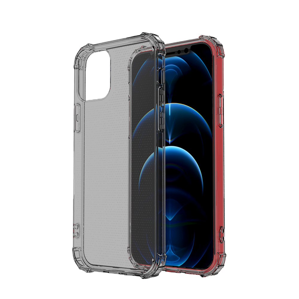 Coque TPU Transparente Noir avec coins renforcés iPhone