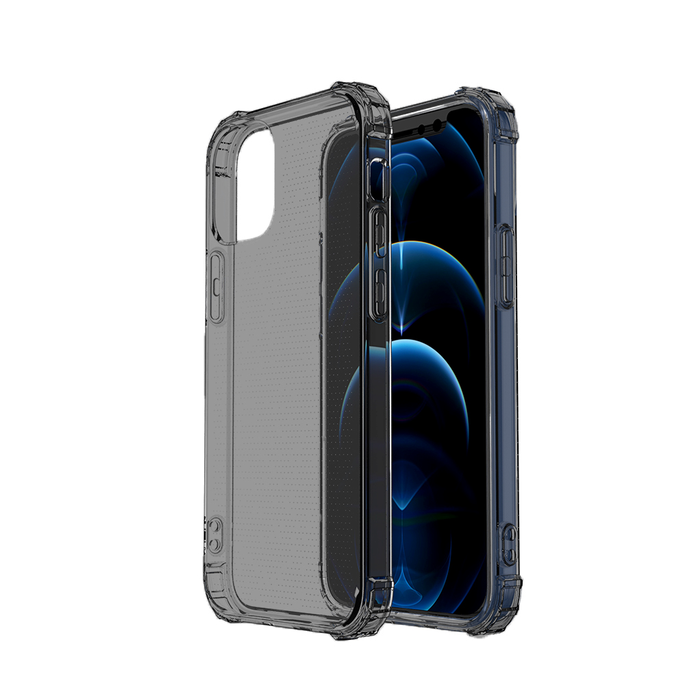 Coque TPU Transparente Noir avec coins renforcés iPhone