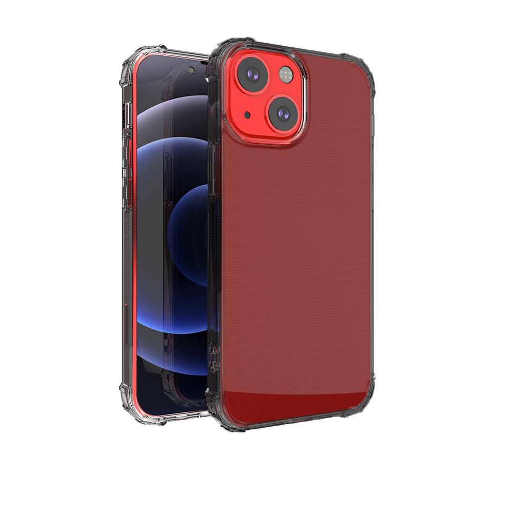 Coque TPU Transparente Noir avec coins renforcés iPhone