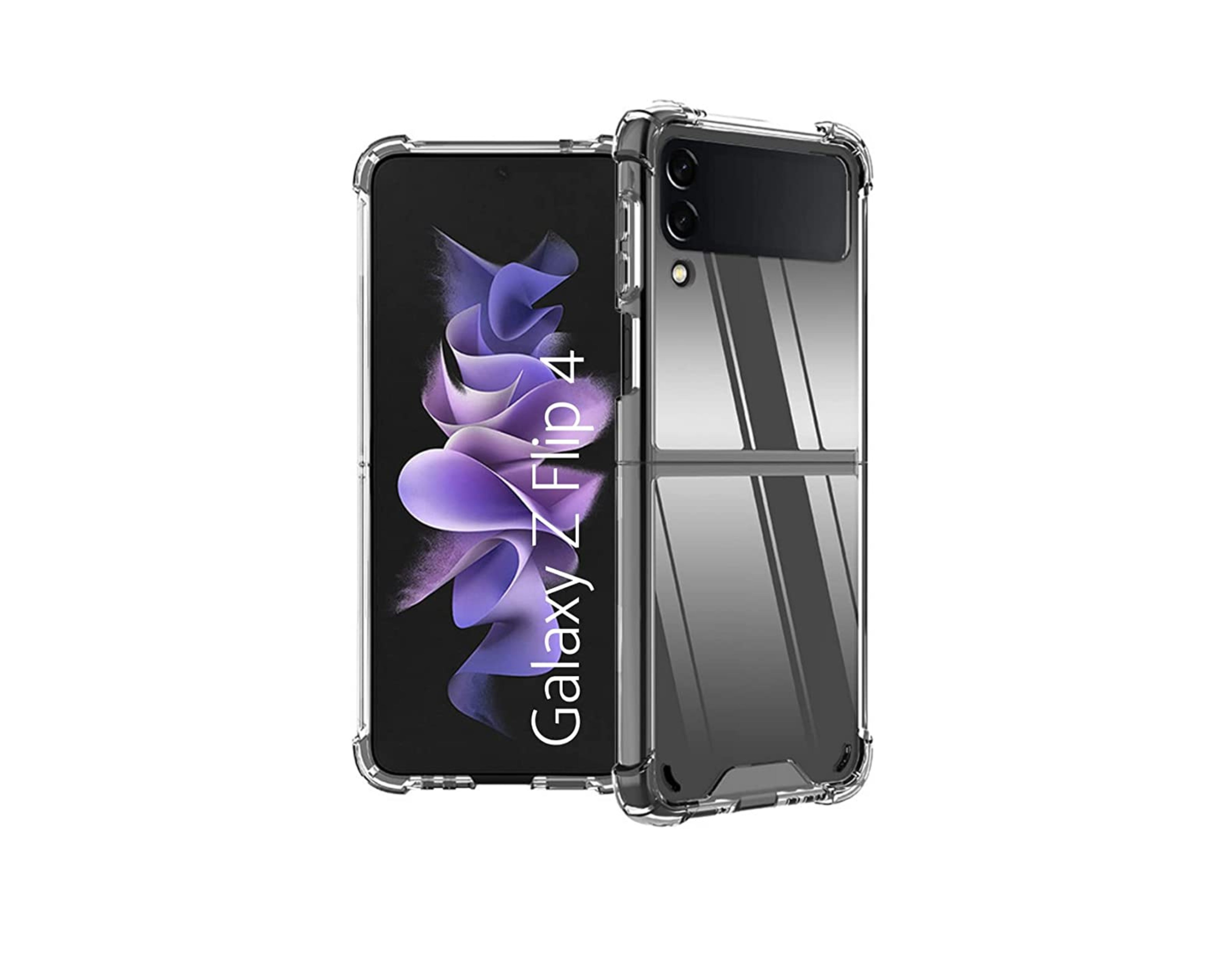 Transparent TPU case reinforced corners Samsung