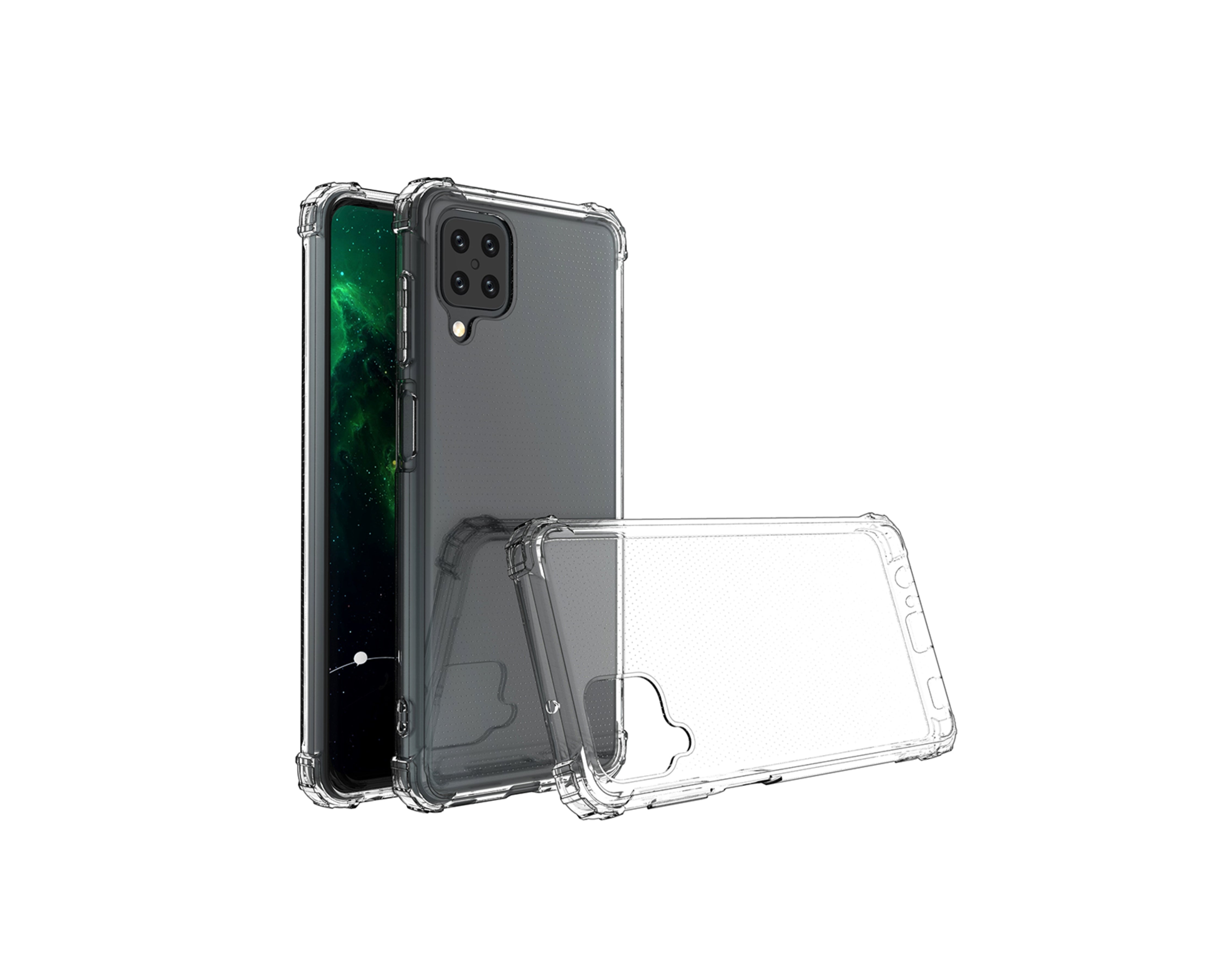 Transparent TPU case reinforced corners Samsung