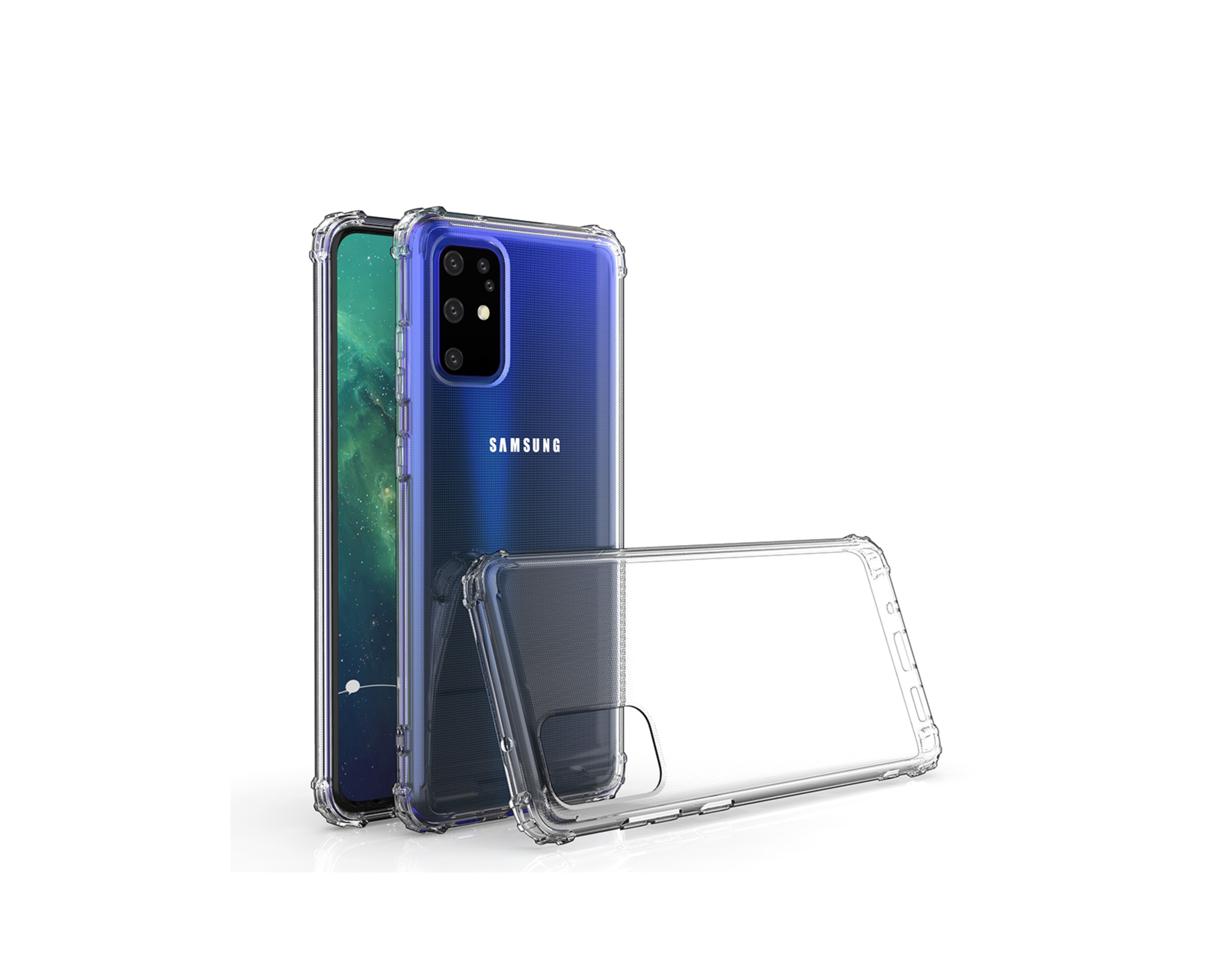 Transparent TPU case reinforced corners Samsung