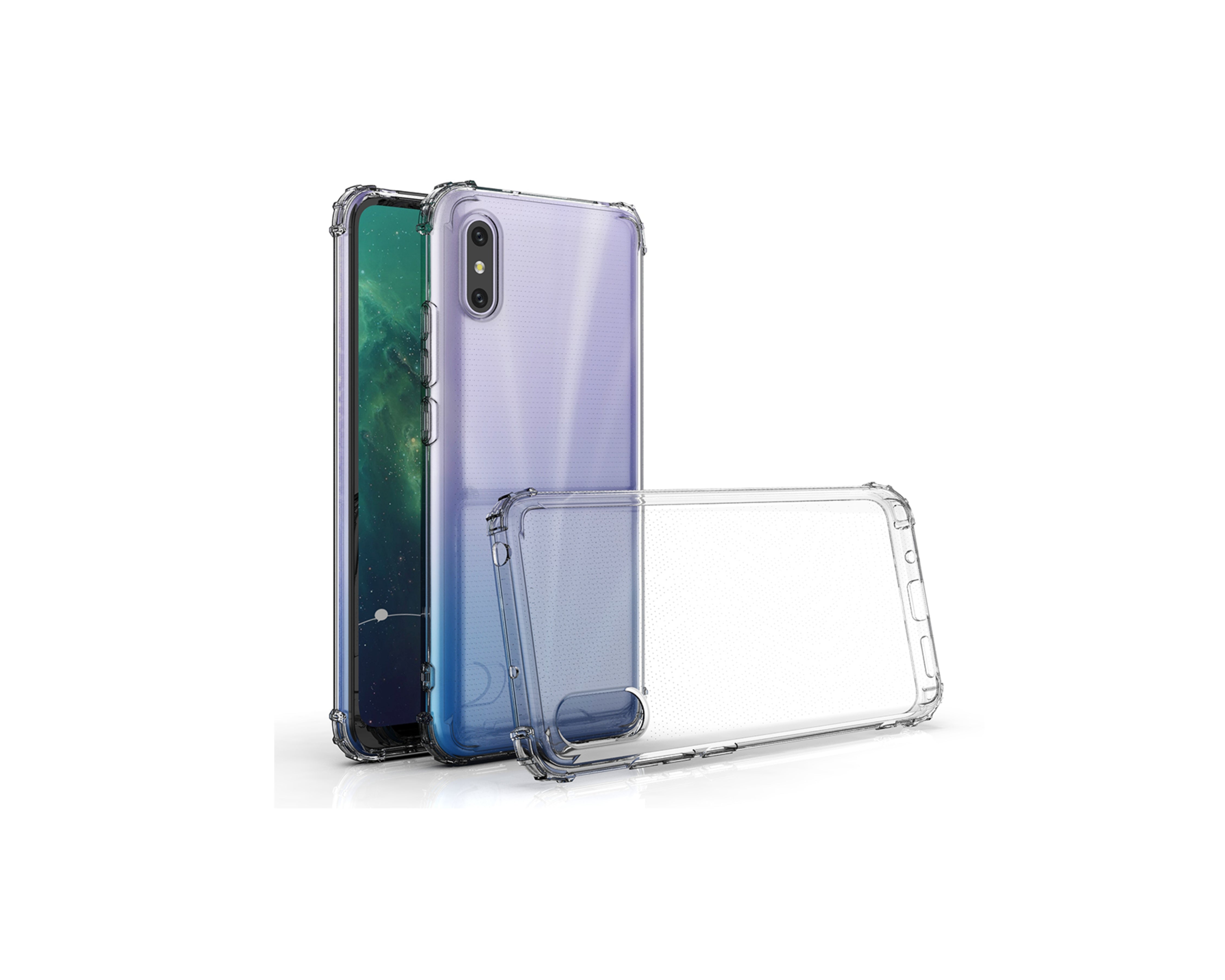 Transparent TPU case reinforced corners Xiaomi